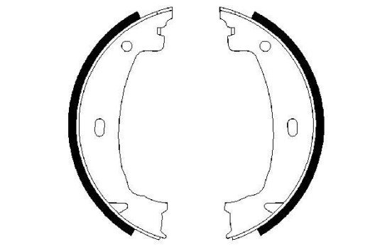 Brake Shoe Kit, parking brake, Image 2