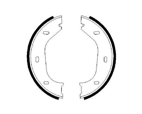 Brake Shoe Kit, parking brake, Image 2