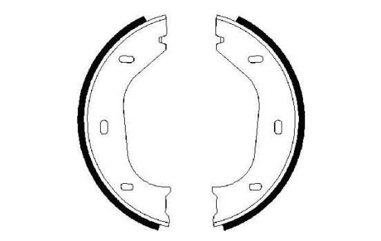 Brake Shoe Kit, parking brake