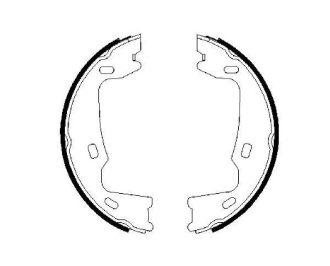 Brake Shoe Kit, parking brake, Image 6