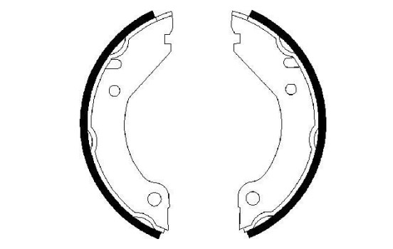 Brake Shoe Kit, parking brake, Image 2