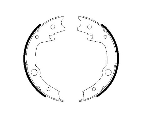 Brake Shoe Kit, parking brake, Image 5