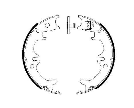 Brake Shoe Kit, parking brake, Image 5