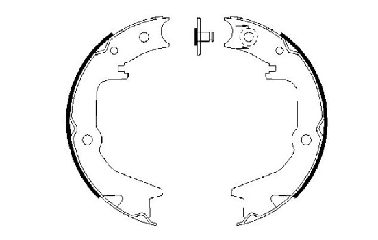 Brake Shoe Kit, parking brake