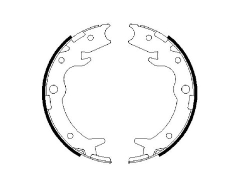 Brake Shoe Kit, parking brake, Image 5