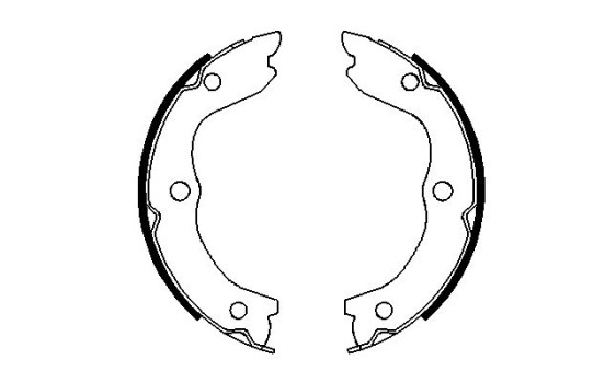 Brake Shoe Kit, parking brake, Image 4