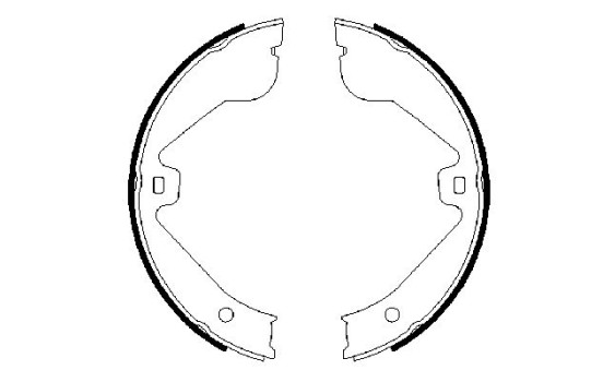 Brake Shoe Kit, parking brake, Image 5