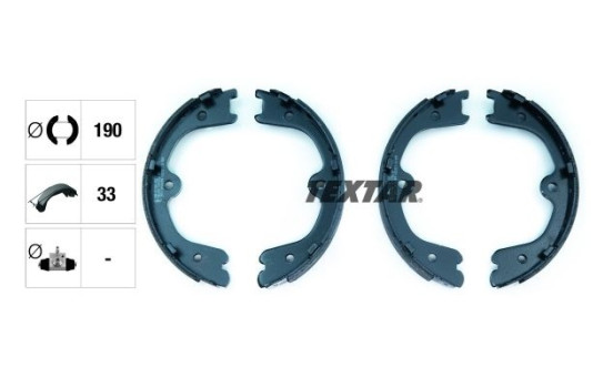 Brake Shoe Kit, parking brake, Image 2