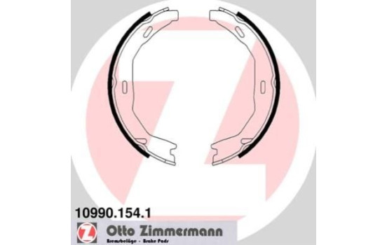 Brake Shoe Kit, parking brake, Image 2