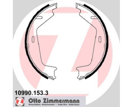 Brake Shoe Kit, parking brake, Image 2