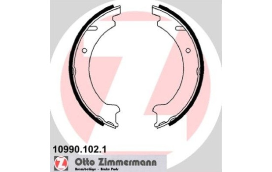 Brake Shoe Kit, parking brake, Image 2
