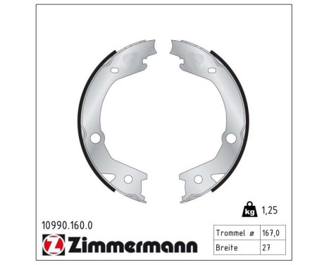 Brake Shoe Kit, parking brake