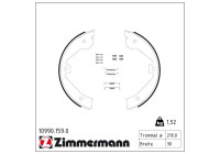 Brake Shoe Kit, parking brake