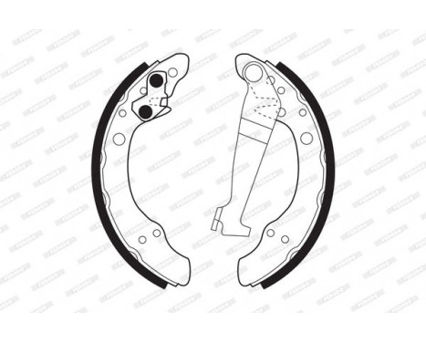 Brake Shoe Kit PREMIER FSB150 Ferodo, Image 2