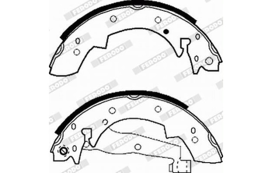 Brake Shoe Kit PREMIER FSB173 Ferodo, Image 5
