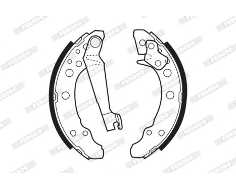 Brake Shoe Kit PREMIER FSB191 Ferodo, Image 3
