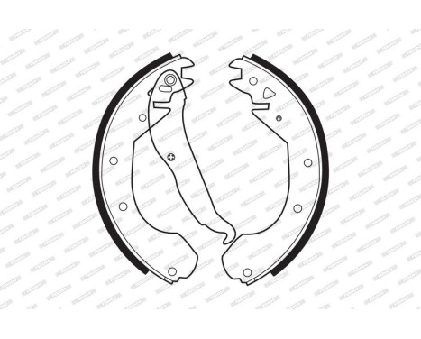 Brake Shoe Kit PREMIER FSB199 Ferodo, Image 2