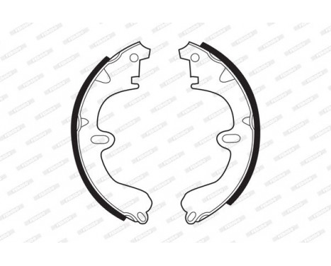 Brake Shoe Kit PREMIER FSB208 Ferodo, Image 2