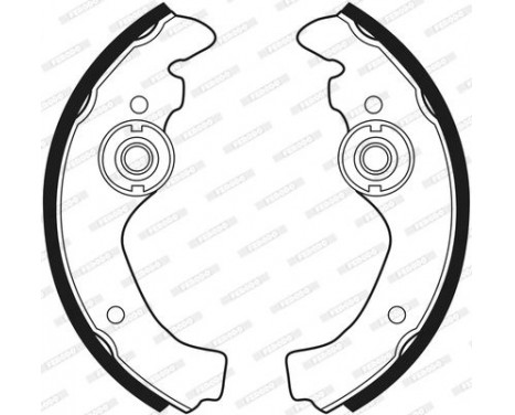 Brake Shoe Kit PREMIER FSB23 Ferodo, Image 3