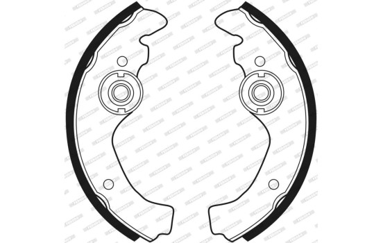 Brake Shoe Kit PREMIER FSB23 Ferodo, Image 3