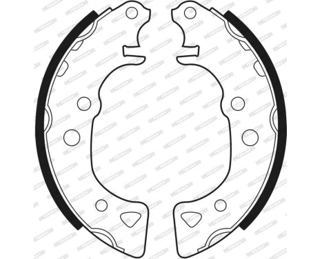 Brake Shoe Kit PREMIER FSB232 Ferodo, Image 3