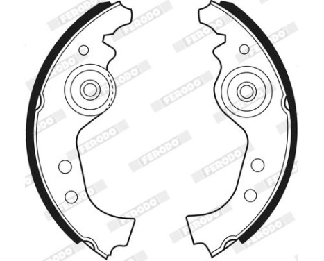 Brake Shoe Kit PREMIER FSB27 Ferodo, Image 3