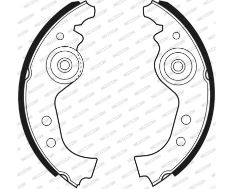 Brake Shoe Kit PREMIER FSB27 Ferodo, Image 3
