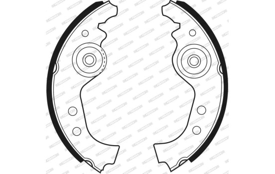Brake Shoe Kit PREMIER FSB27 Ferodo, Image 3