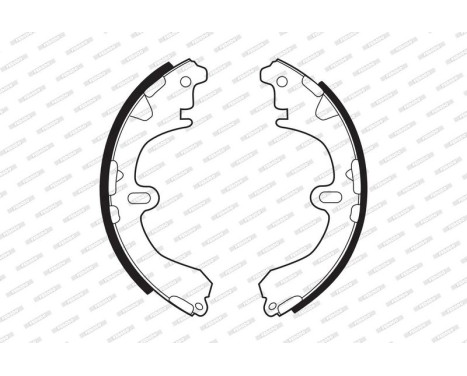 Brake Shoe Kit PREMIER FSB321 Ferodo, Image 2