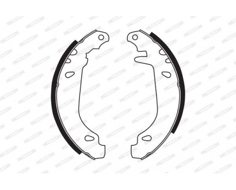 Brake Shoe Kit PREMIER FSB337 Ferodo, Image 2