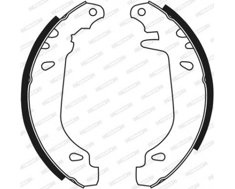 Brake Shoe Kit PREMIER FSB337 Ferodo, Image 3