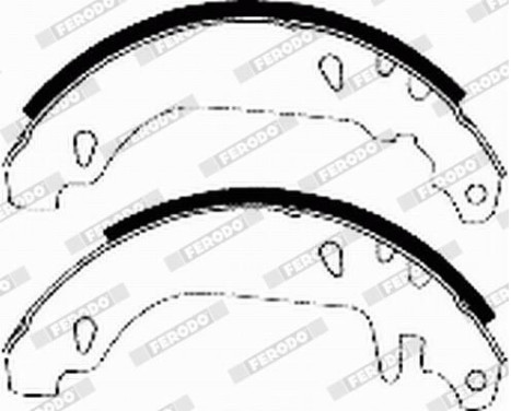 Brake Shoe Kit PREMIER FSB337 Ferodo, Image 4