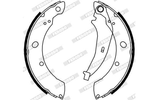 Brake Shoe Kit PREMIER FSB4074 Ferodo, Image 2
