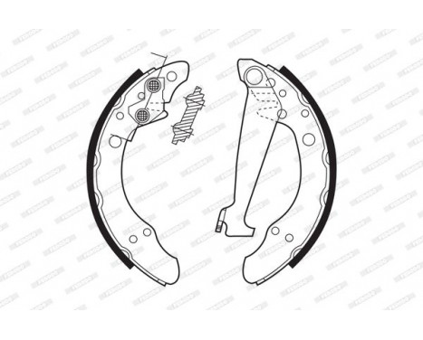 Brake Shoe Kit PREMIER FSB408 Ferodo, Image 3