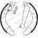 Brake Shoe Kit PREMIER FSB408 Ferodo, Thumbnail 4