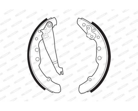 Brake Shoe Kit PREMIER FSB409 Ferodo, Image 2