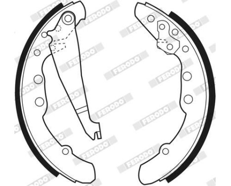 Brake Shoe Kit PREMIER FSB409 Ferodo, Image 3