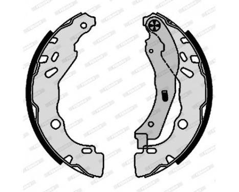 Brake Shoe Kit PREMIER FSB4159 Ferodo, Image 3