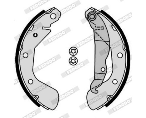 Brake Shoe Kit PREMIER FSB4184 Ferodo, Image 3