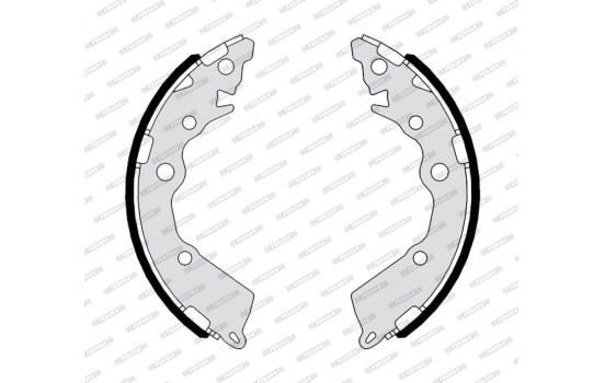Brake Shoe Kit PREMIER FSB4311 Ferodo, Image 2
