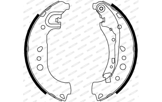 Brake Shoe Kit PREMIER FSB4313 Ferodo, Image 2