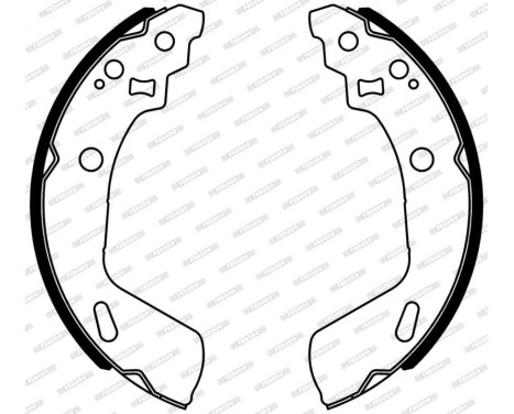 Brake Shoe Kit PREMIER FSB4315 Ferodo, Image 2