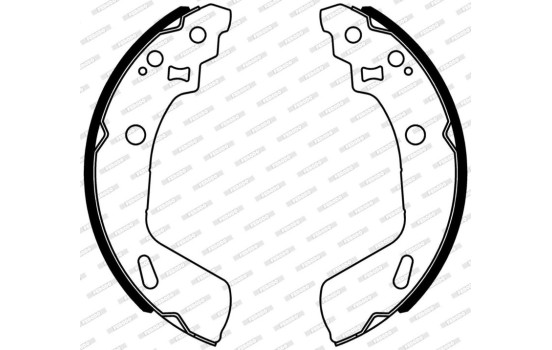 Brake Shoe Kit PREMIER FSB4315 Ferodo, Image 2