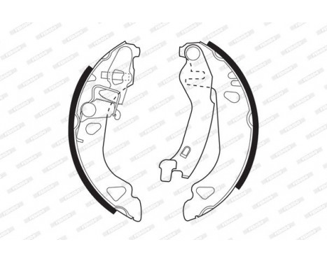 Brake Shoe Kit PREMIER FSB477 Ferodo