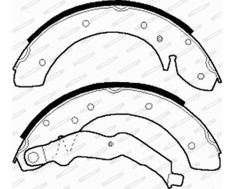 Brake Shoe Kit PREMIER FSB529 Ferodo, Image 4