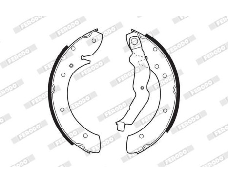 Brake Shoe Kit PREMIER FSB529 Ferodo, Image 2