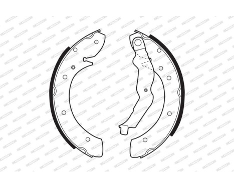 Brake Shoe Kit PREMIER FSB529 Ferodo, Image 2