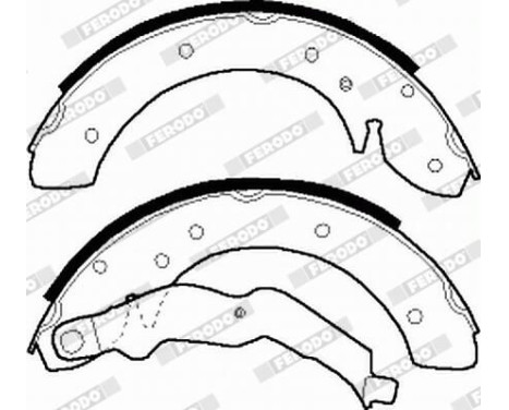 Brake Shoe Kit PREMIER FSB529 Ferodo, Image 4