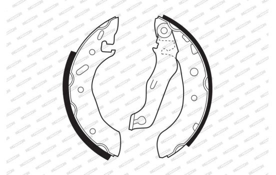 Brake Shoe Kit PREMIER FSB543 Ferodo, Image 2