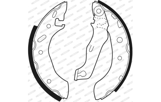 Brake Shoe Kit PREMIER FSB543 Ferodo, Image 3